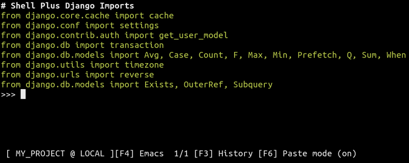 Local Development Shell