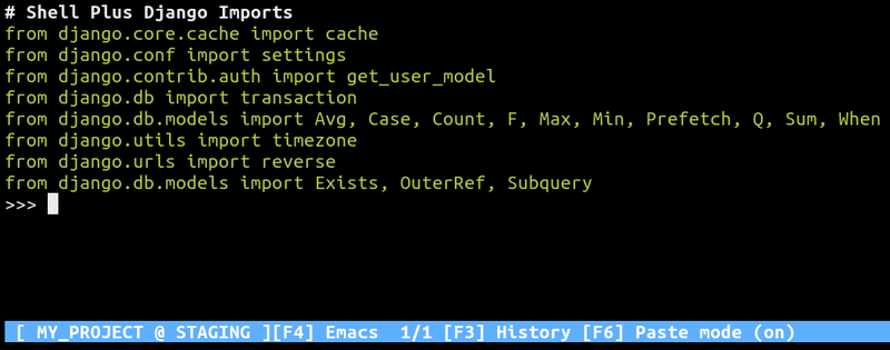 Staging Shell