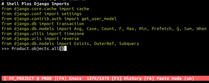 Production Shell